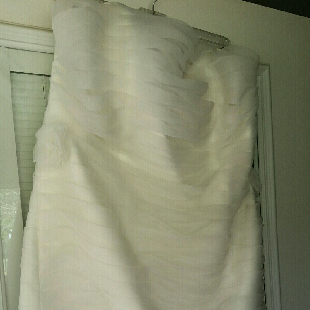 Wedding Dress matching floor length train